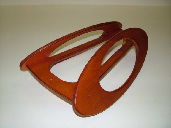 Hornst nder oval Kirschrot 06